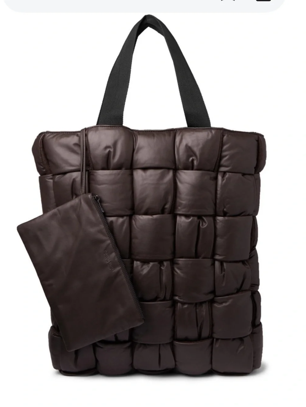 BOTTEGA VENETA Felt Padding Quilted Leather Tote. Born. Like New. RT $ 5450.